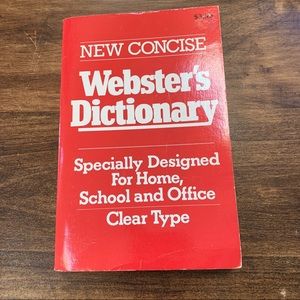 Free item: Webster’s dictionary paperback